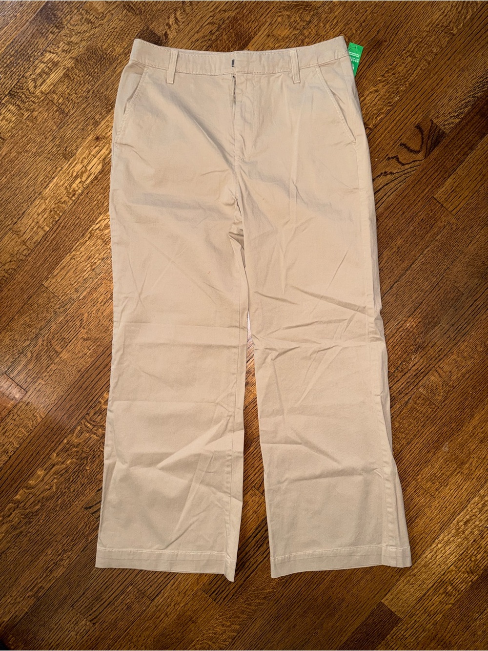 GAP Women's Beige Straight-Leg Chinos